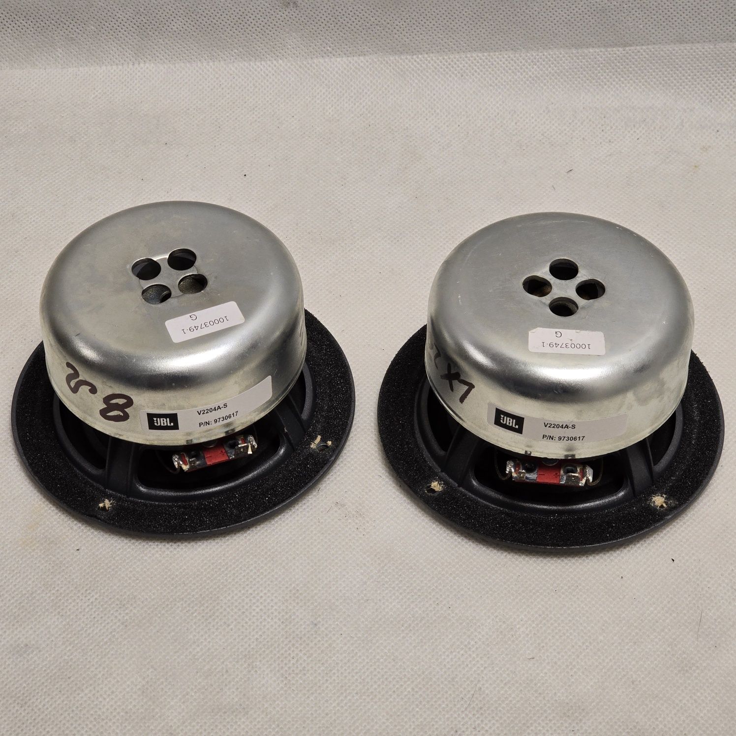 2 x głośniki midi basowe JBL V 2204 A S 8ohm 12.5cm VIFA Tc