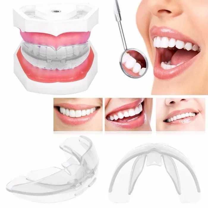 Protetor proteção aparelho boca dentes antiranger endireita ortodontic