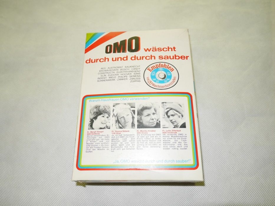 Niemiecki proszek OMO z olimpiady 1980r