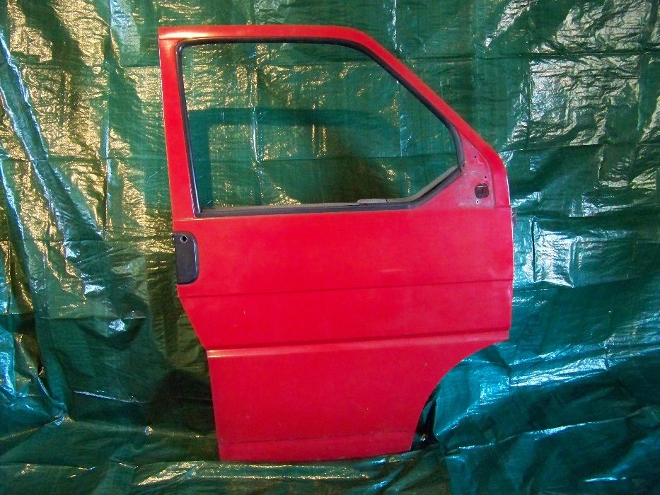 vw t4 transporter drzwi prawe przednie czerwone model 1991< 2002