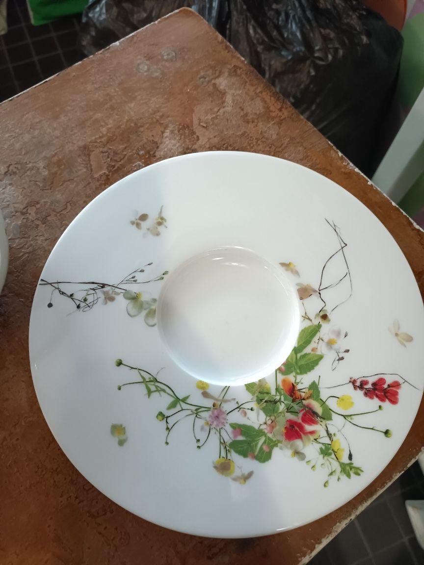 Bulionówka z talerzykiem Rosenthal ,, Tajemniczy Ogród "