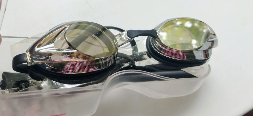Дзеркальні окуляри для плавання Speedo +шапочка для плавання
