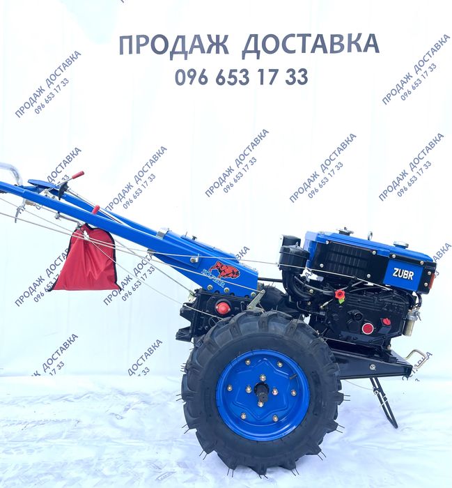 Мотоблок Zubr 8 к/с(фреза в комплекті)