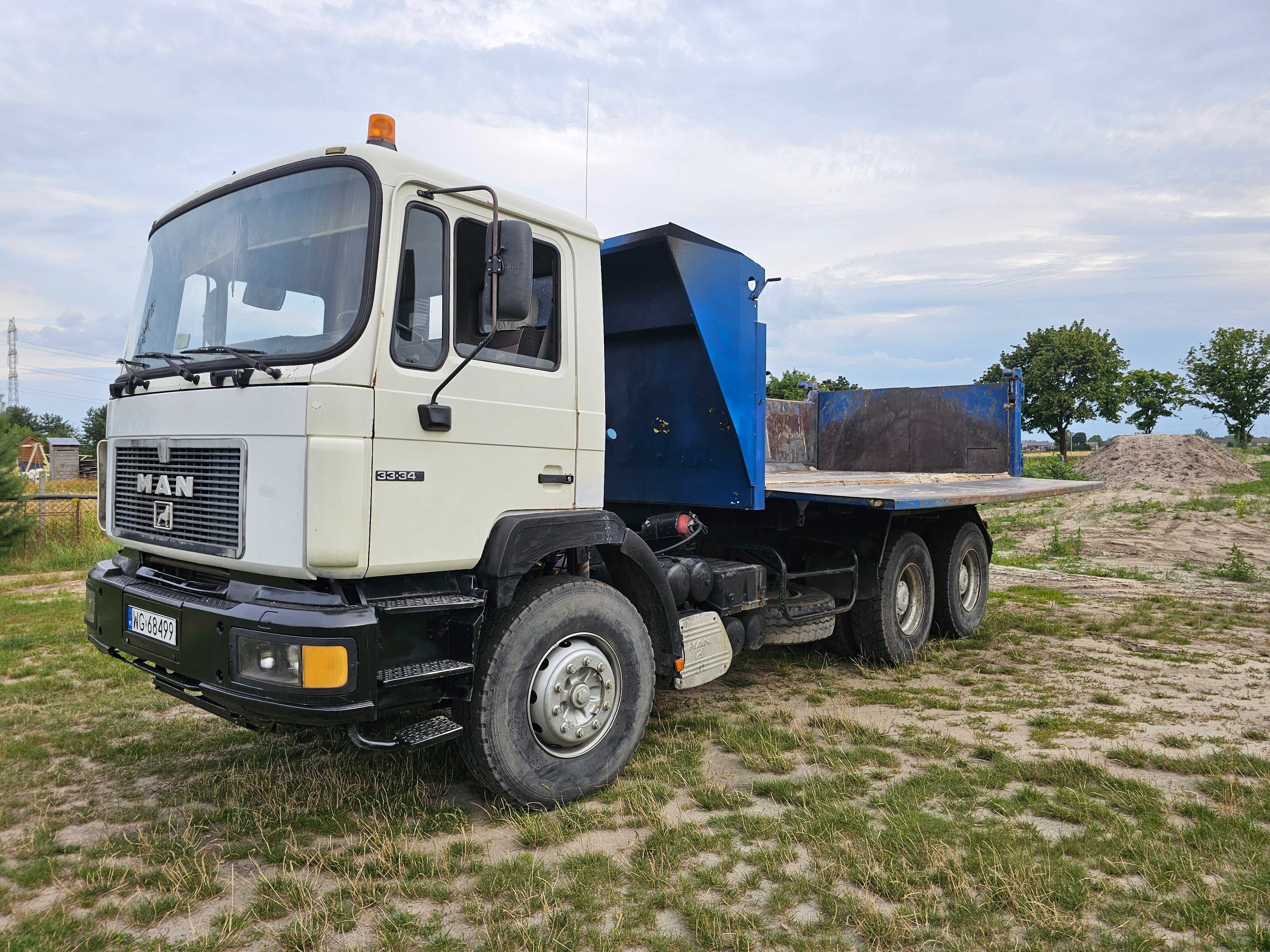 MAN 33-343, 1998, 6x4, wywrotka, specjalny