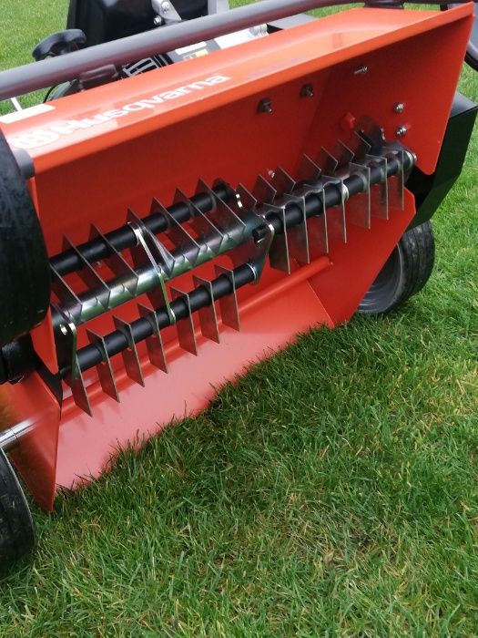 Aerator rurkowy,piaskarka,wertykulacja, koszenie trawników,walec.