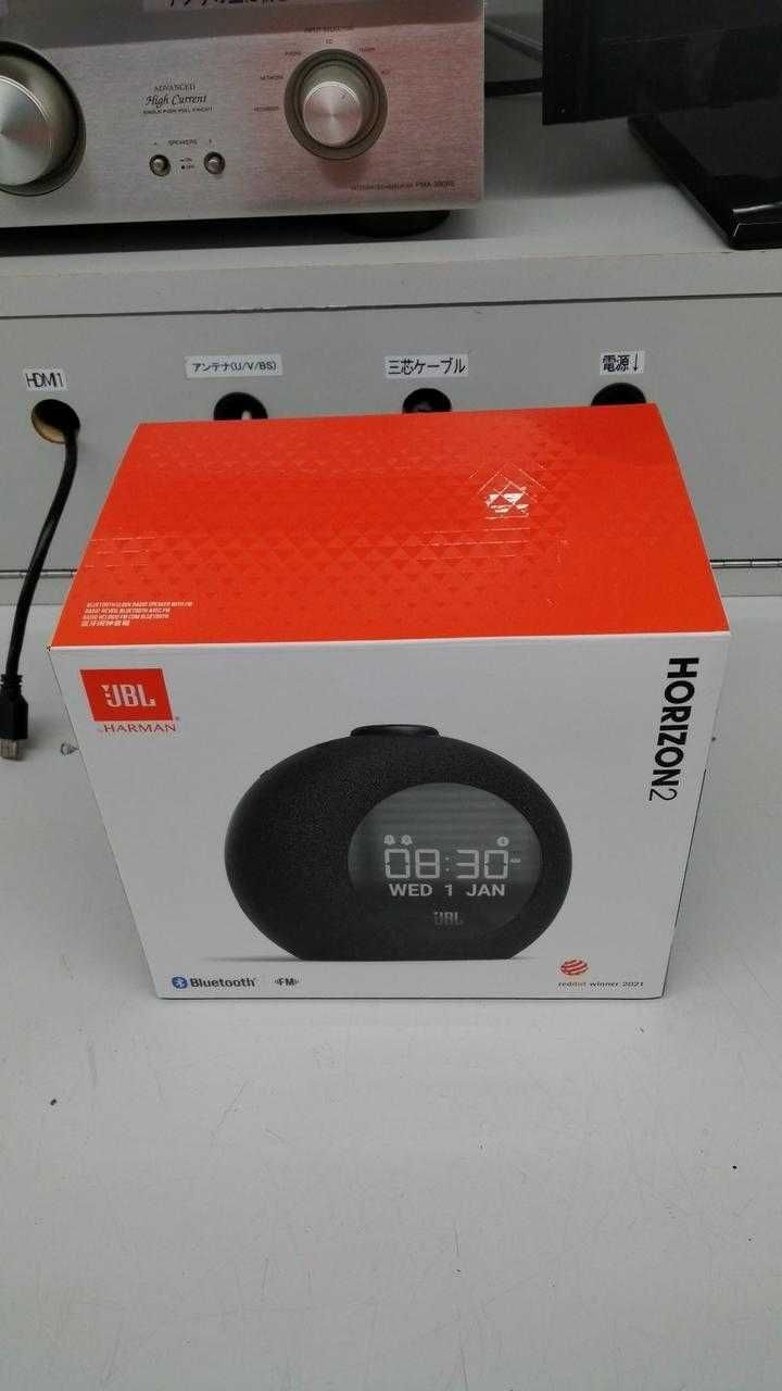 Блютуз колонка часы будильник JBL Horizon 2 черная. Новая