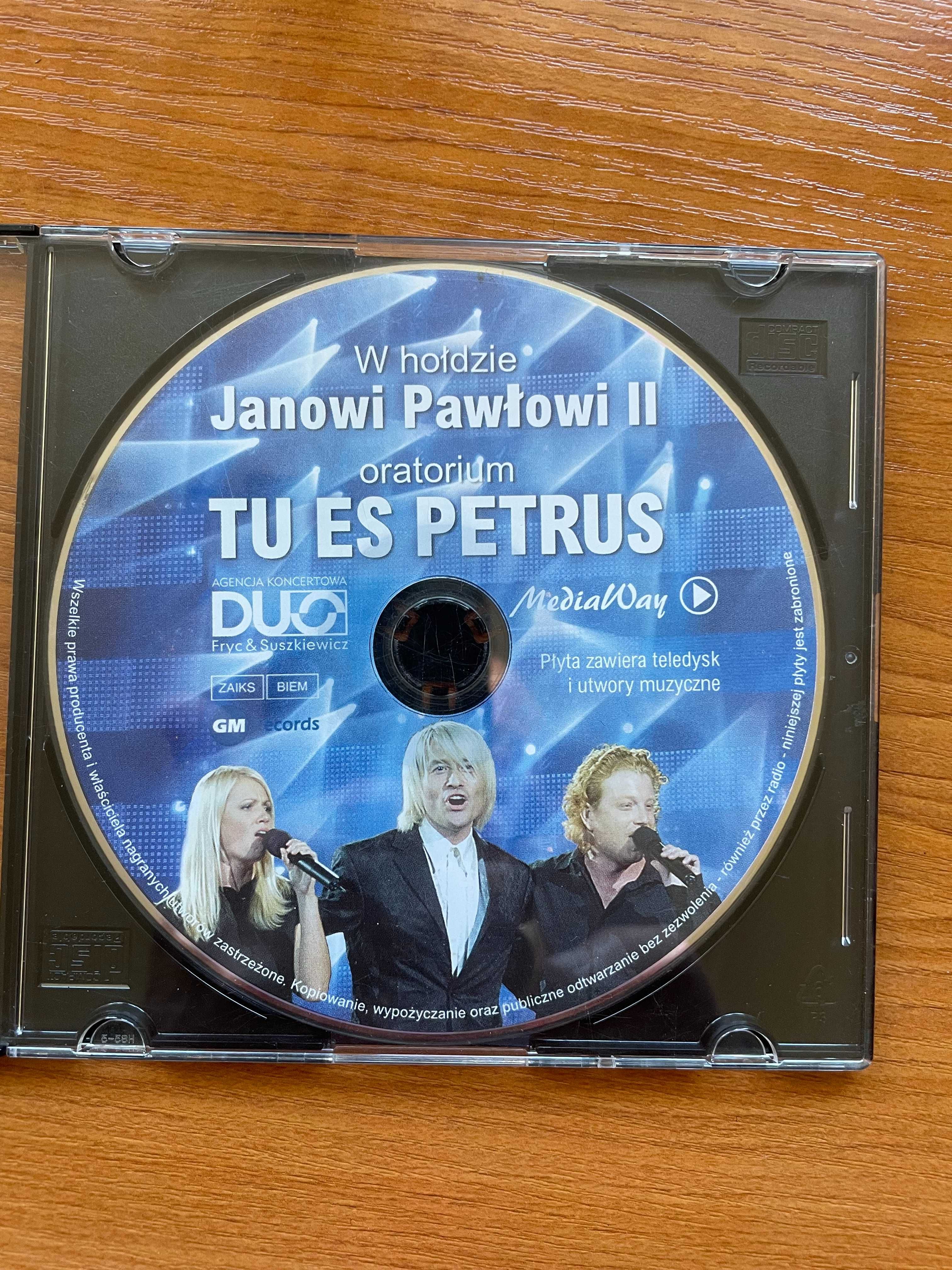 Płyta CD Tu Es Petrus z muzyką i teledyskiem