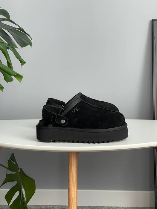 оригінальні жіночі UGG Lanah Clog Black Platform