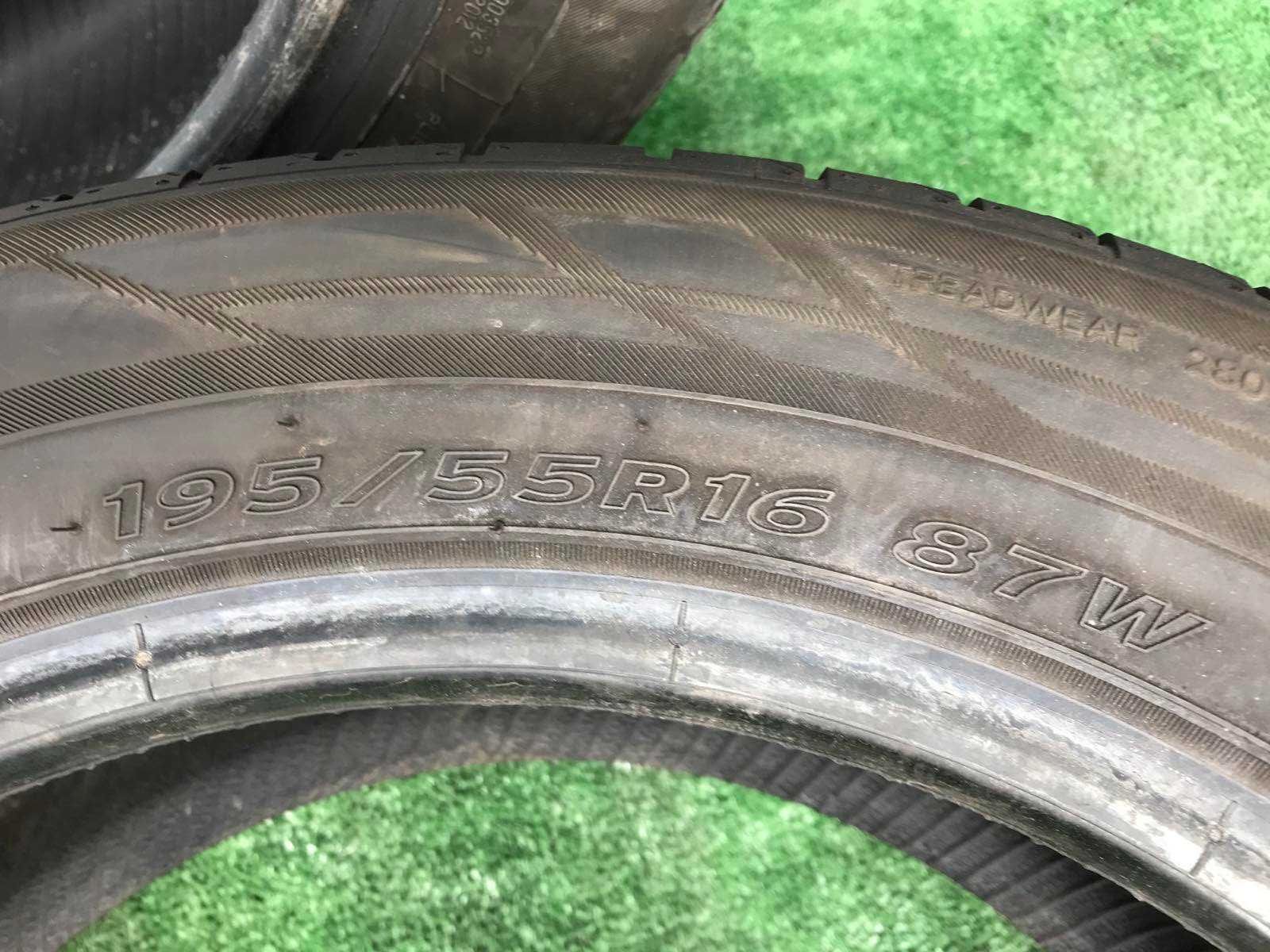 Шини Hankook 195/55r16 Пара літо б/у склад Оригінал