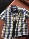 Komplet koszula i shirt koszulka TOM TAILOR r.128 chlopieca