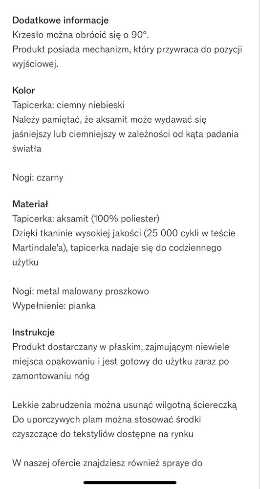 Krzesla obrotowe z aksamitu  Lucie Westwing.