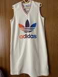 Vestido creme da Adidas