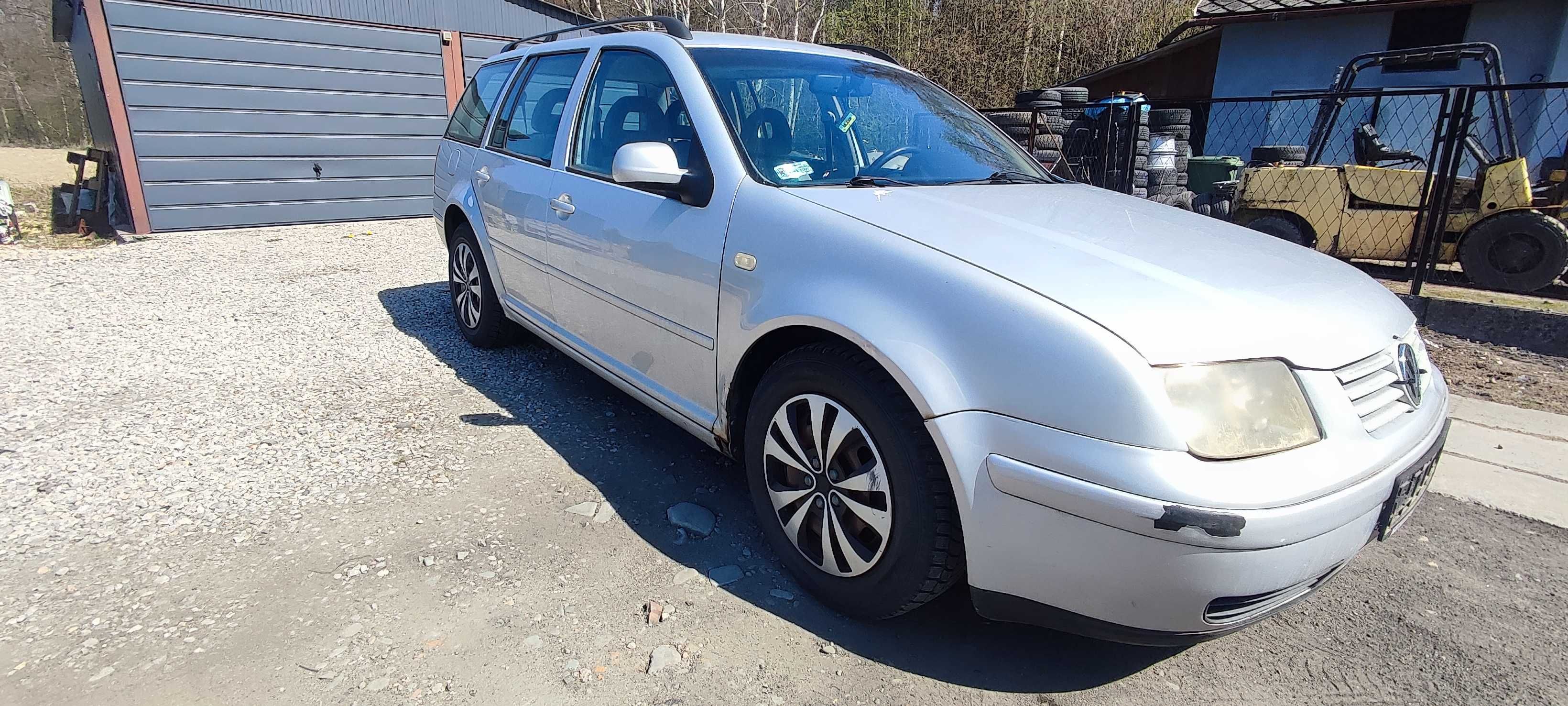 VW Bora 1.9TDI Kombi AJM 6bieg. Dużo nowych Części ALU Cały na części