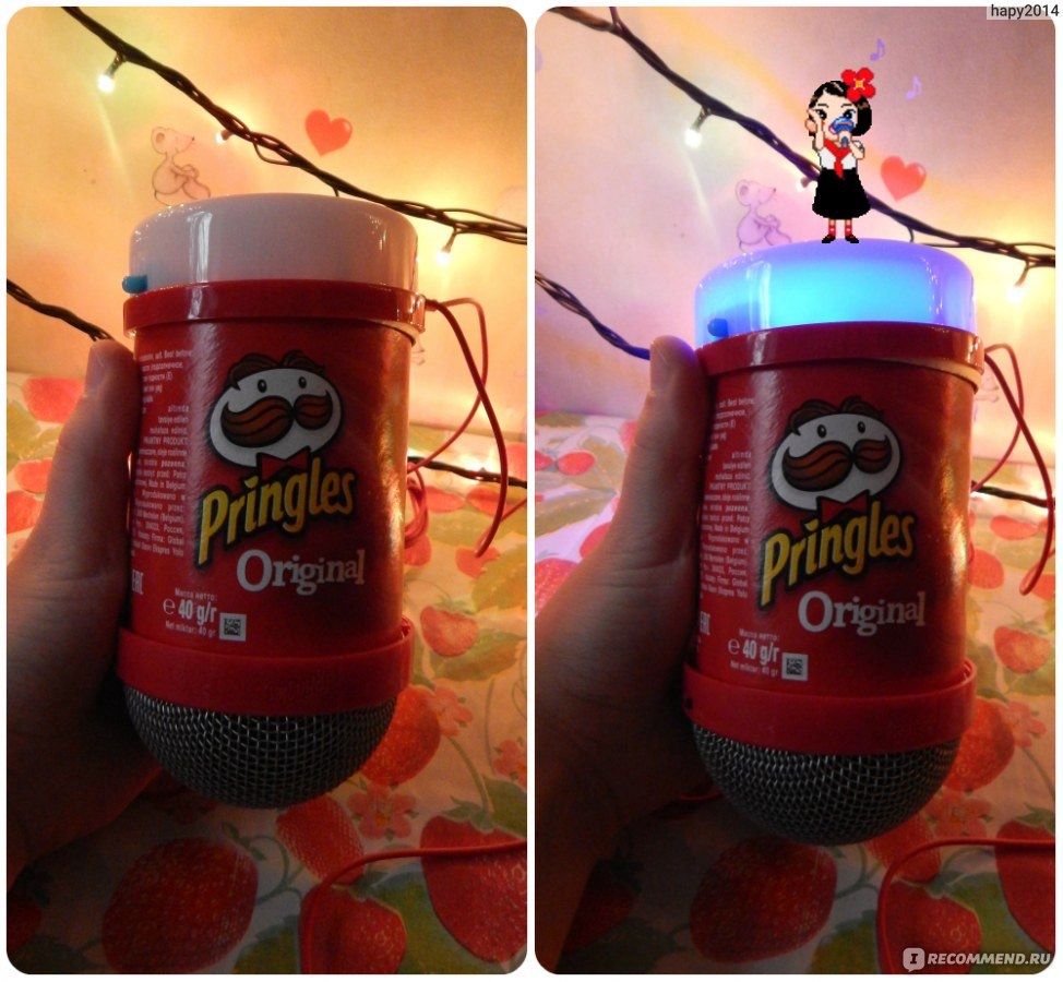 Караоке микрофонов Pringles