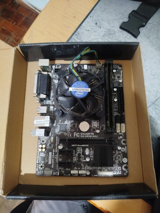 Kit motherboard, ram e processador