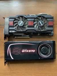 Дві відеокарти Asus gtx 770 2gb та Evga gtx 570 1,28gb