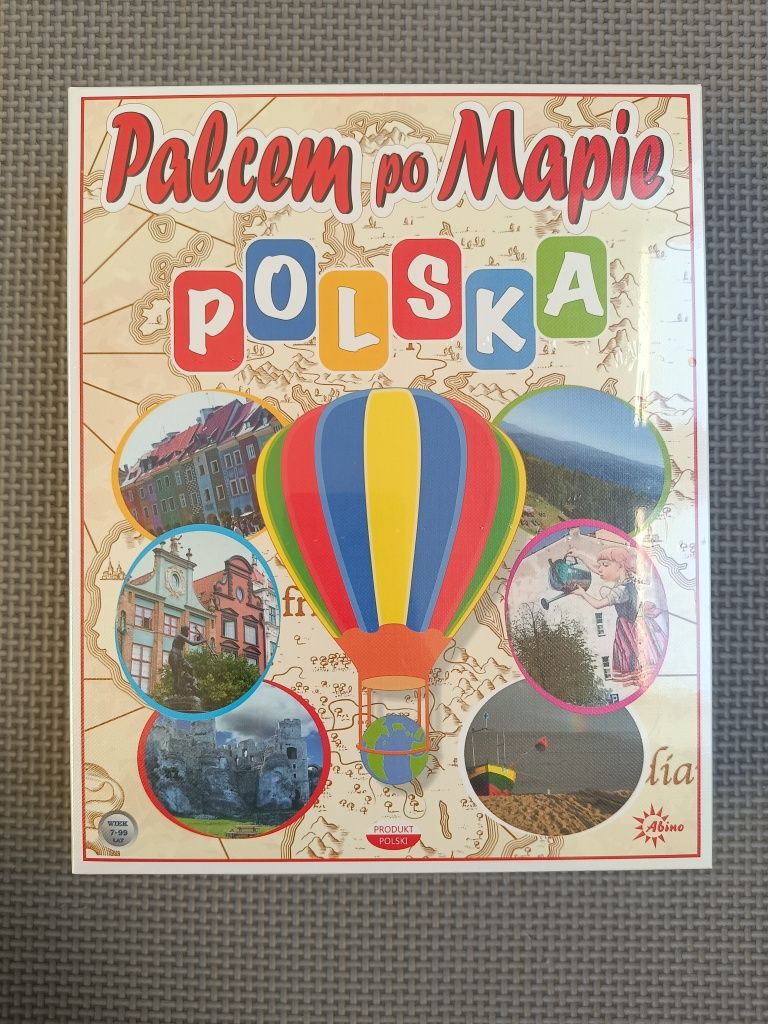 Nowa gra wiek 7-99 lat Palcem po Mapie Polska