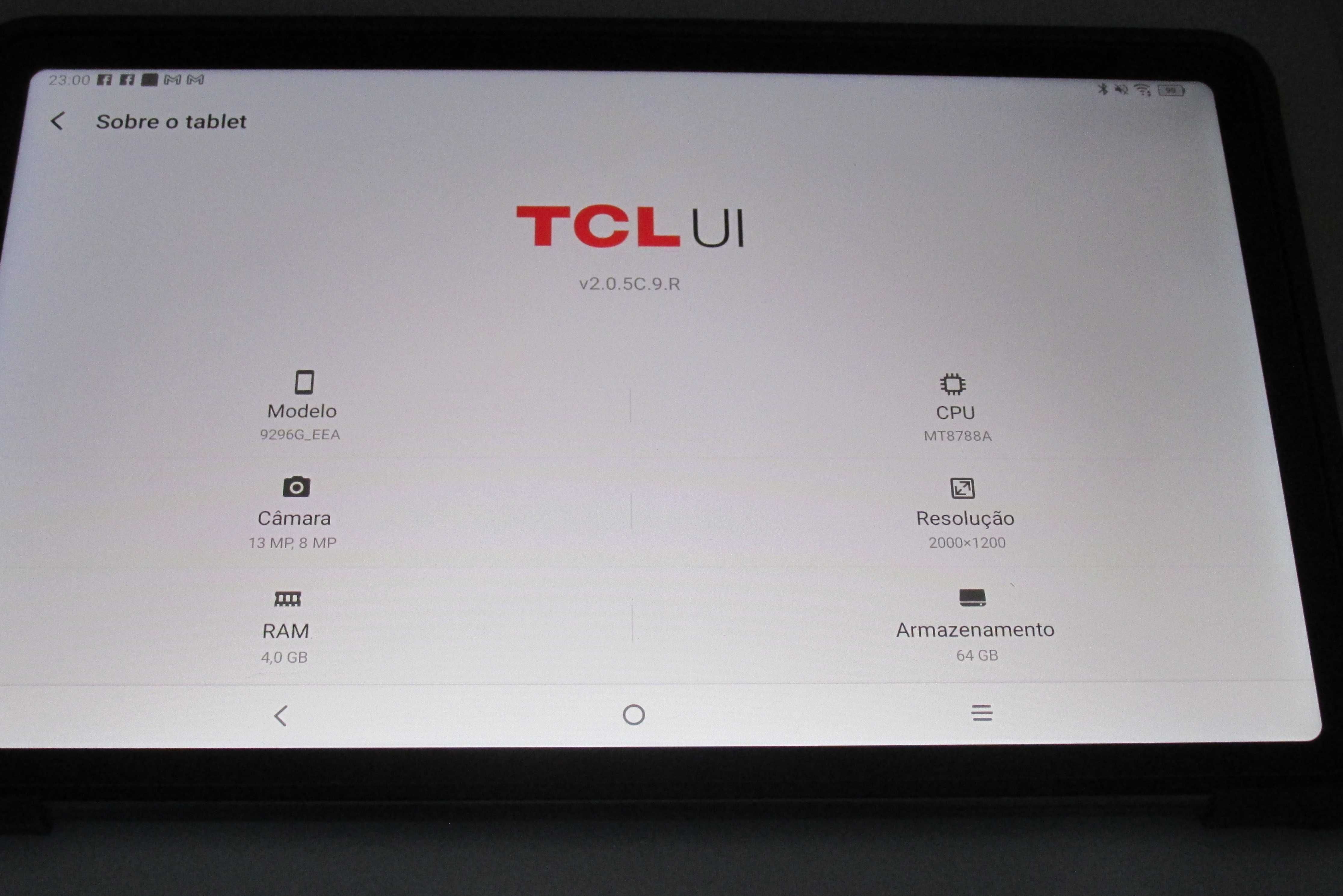 Tablet Android TCL 10 TAB MAX 4GB+64GB