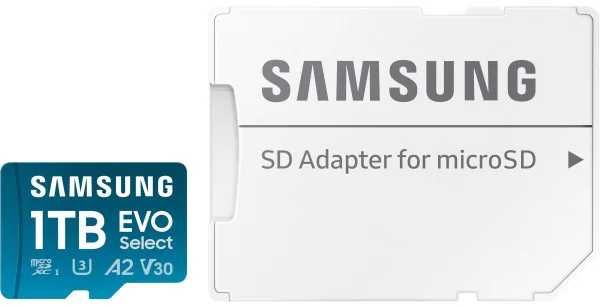 Карта пам'яті Samsung 1 TB microSDXC UHS-I U3 V30 A2 EVO Select