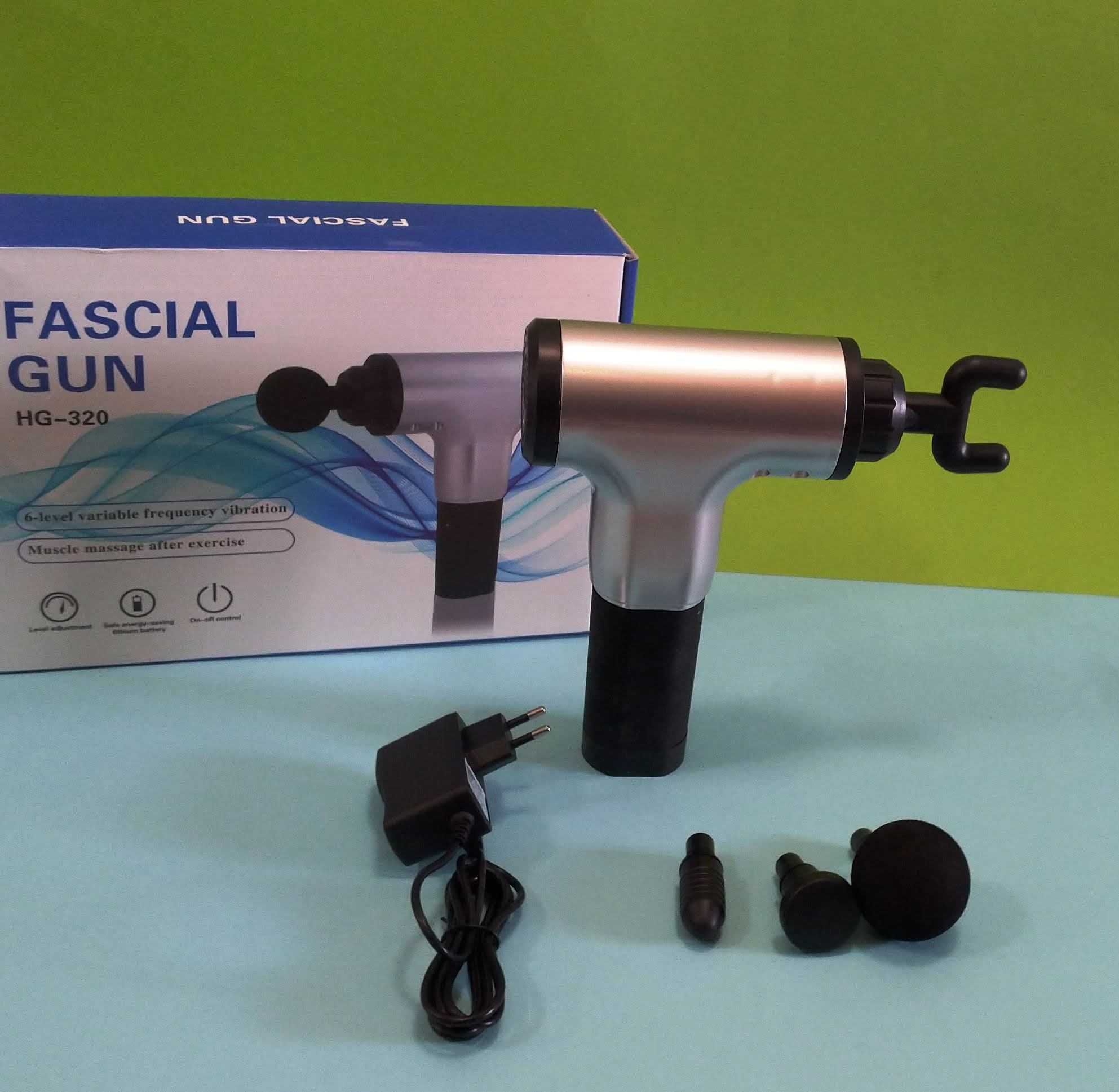 Массажёр для мышц и тела Fascial Gun Массажный ударный пистолет