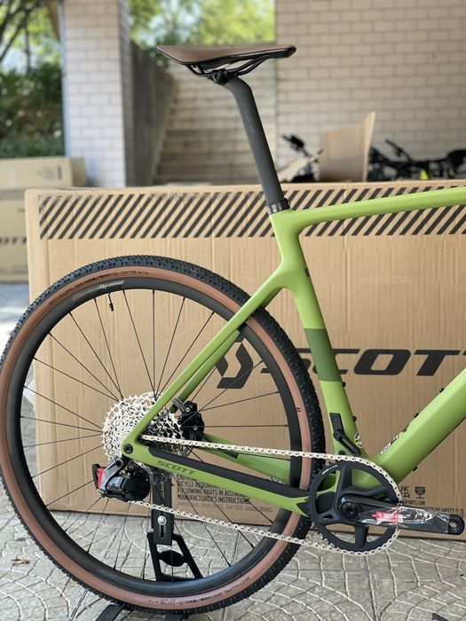 Bicicleta de Gravel Scott Addict Gravel 30 green