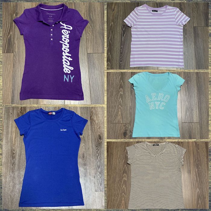 Футболка поло Aeropostale, Lee Cooper, р. S (XS)