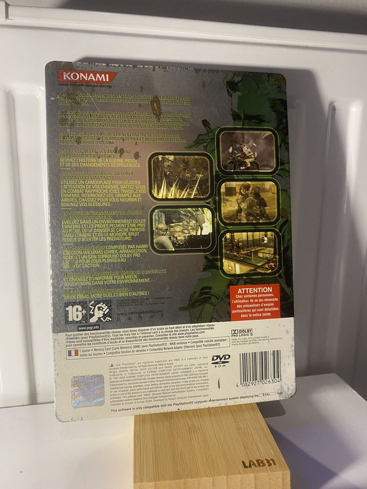 Metal Gear Solid 3: Snake Eater (Steelbook) konsola Playstation 2 PS2