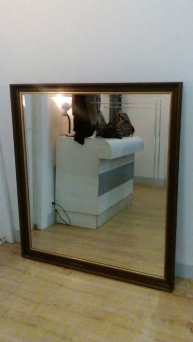 Espelho em madeira grande dimensão