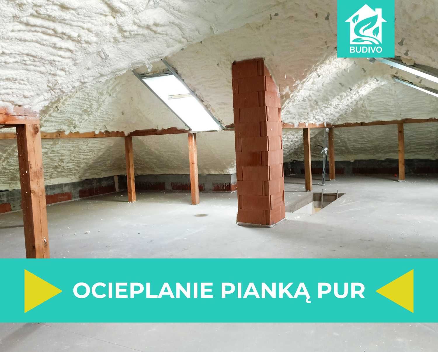 Ocieplenie Poddasza |Ocieplanie Pianką PUR|Wdmuchiwanie Celulozy/Wełny