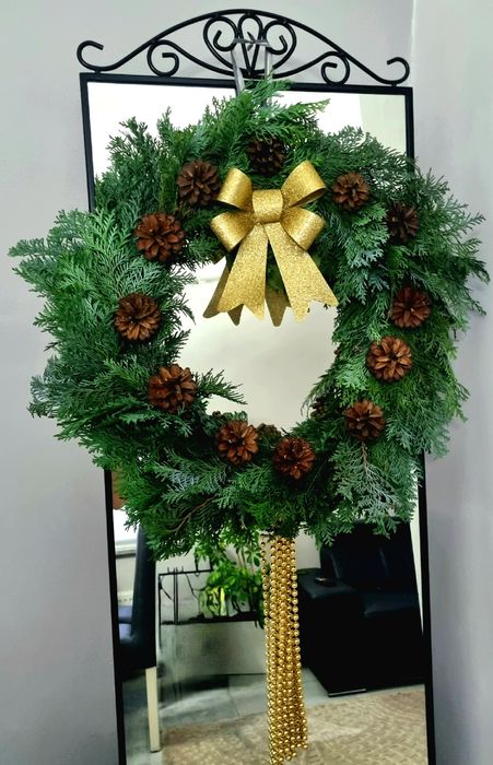 Wianki na drzwi,  różne rodzaje