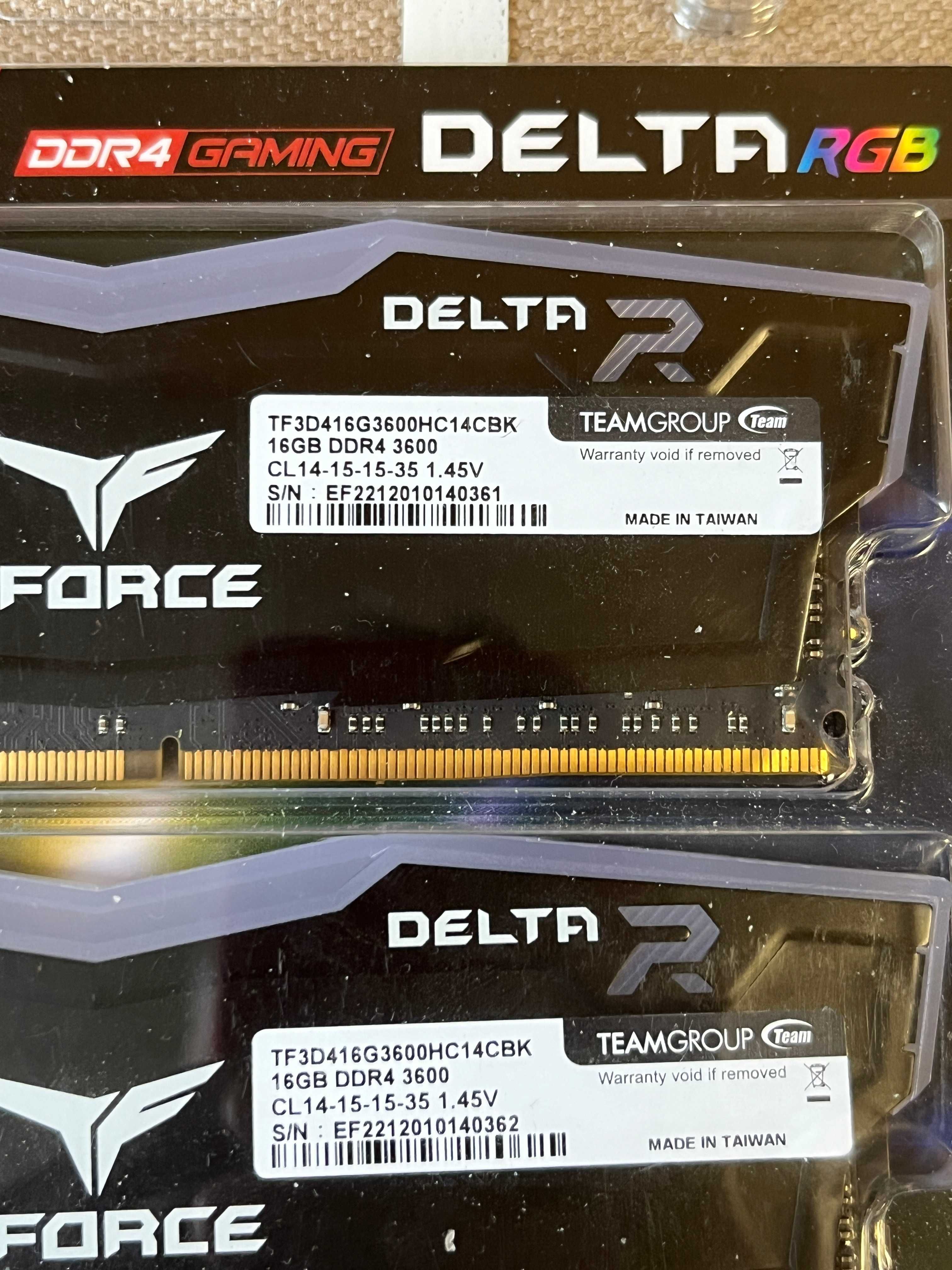 Team T-Force DDR4 3600 32GB (2 x 16GB) C14-15-15-35 Samsung B-die