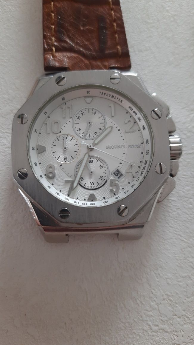 Zegarek Michael Kors MK8197 bransoleta + skórzany pasek na zamówienie