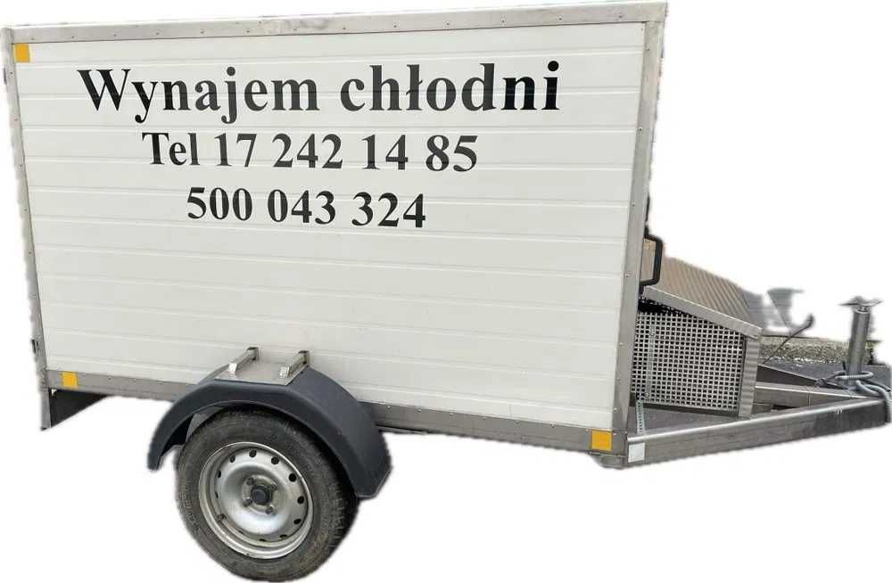 WYNAJEM CHŁODNI BIŁGORAJ chłodnia mobilna przyczepka na komunię wesele