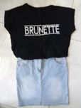 Bluzka Czarna BRUNETTE r.s/m