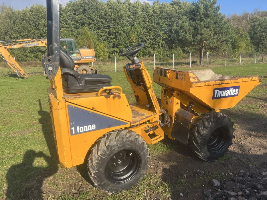 Thwaites Wozidlo budowlane 1tona wysoki wysyp hydrostat  minikoparka