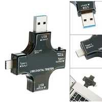 USB тестер тока напряжения емкости, Type-C MicroUSB, Atorch J-7C