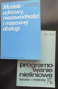 8 książek. Program. nieliniowe teoria ...teorie decyzji, analiza rynku