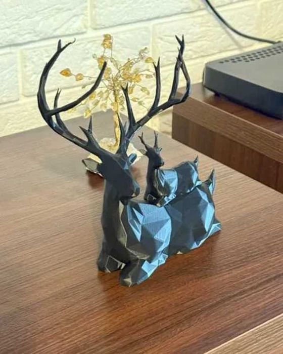 Figurka Renifer Jeleń Bożonarodzeniowy Ozdoba Świąteczna