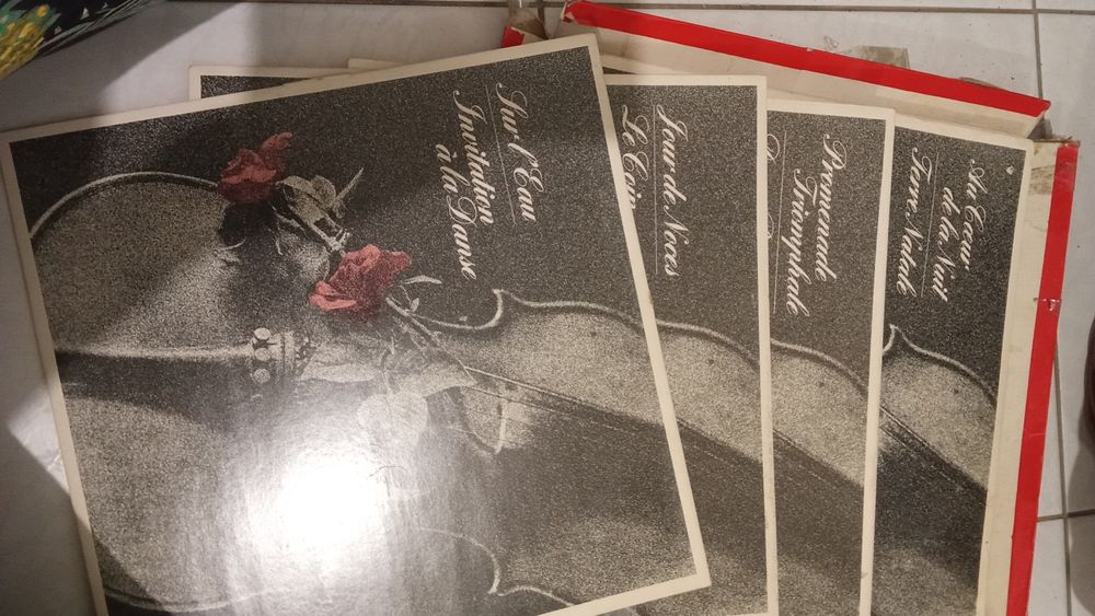 Conjunto de discos vinil