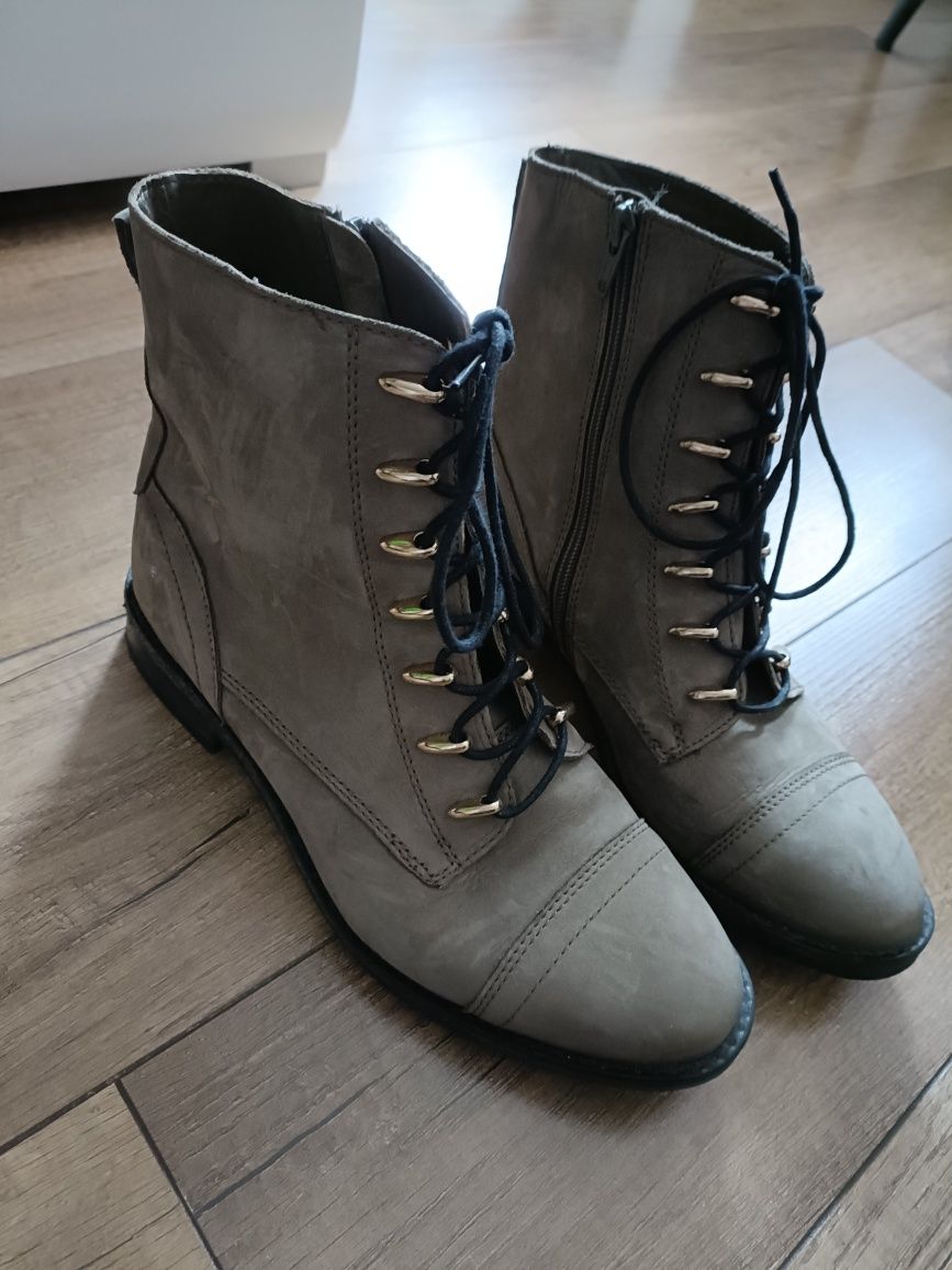 Buty botki skóra 41/42