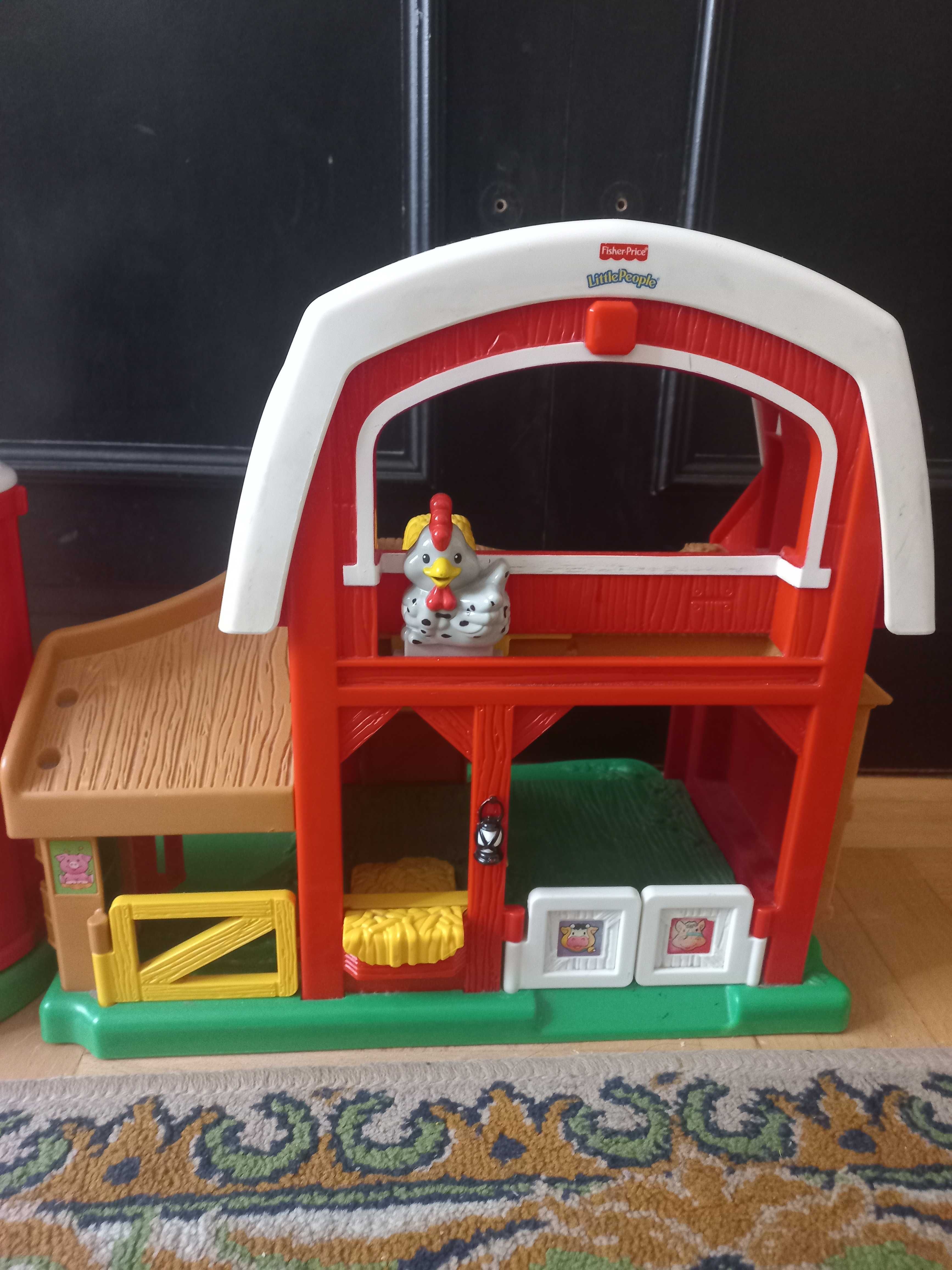 Farma duża Fisher Price z wieżą