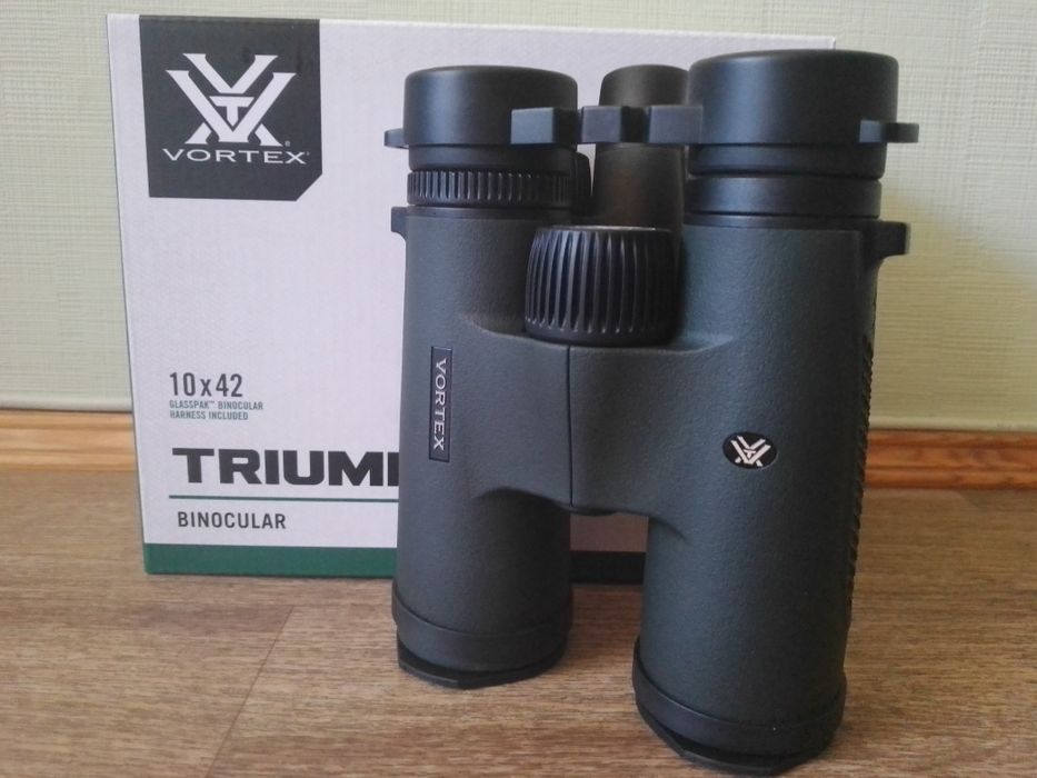 ТОП!!! Бінокль Vortex Triumph HD 10x42 (азотозаповнений, обрезинений)