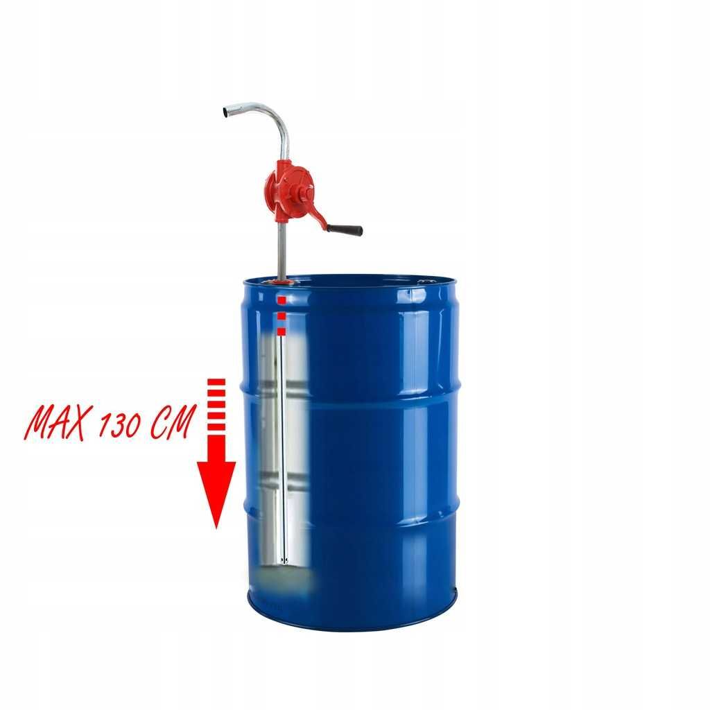 POMPA RĘCZNA do paliwa oleju NA KORBĘ 60L/min 2,5cm 070
