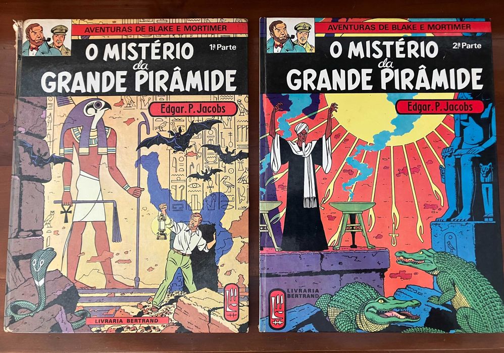 Aventuras de BLAKE e MORTIMER por Edgar P. Jacobs - BERTRAND -2 livros