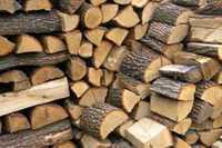 Drewno kominkowe i opałowe, sezonowane, pocięte i połupane, z dowozem