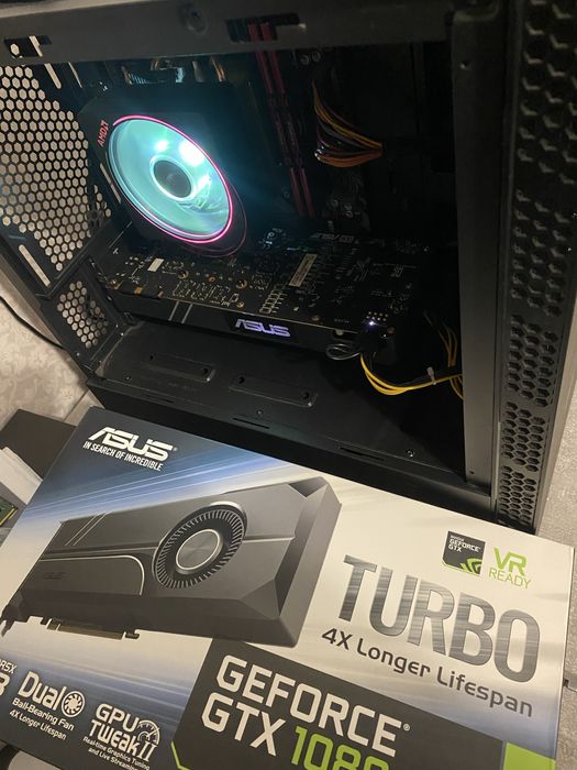 Продам игровой компьютер Ryzen 7 3800x GTX 1080 8gb.тесты на фото