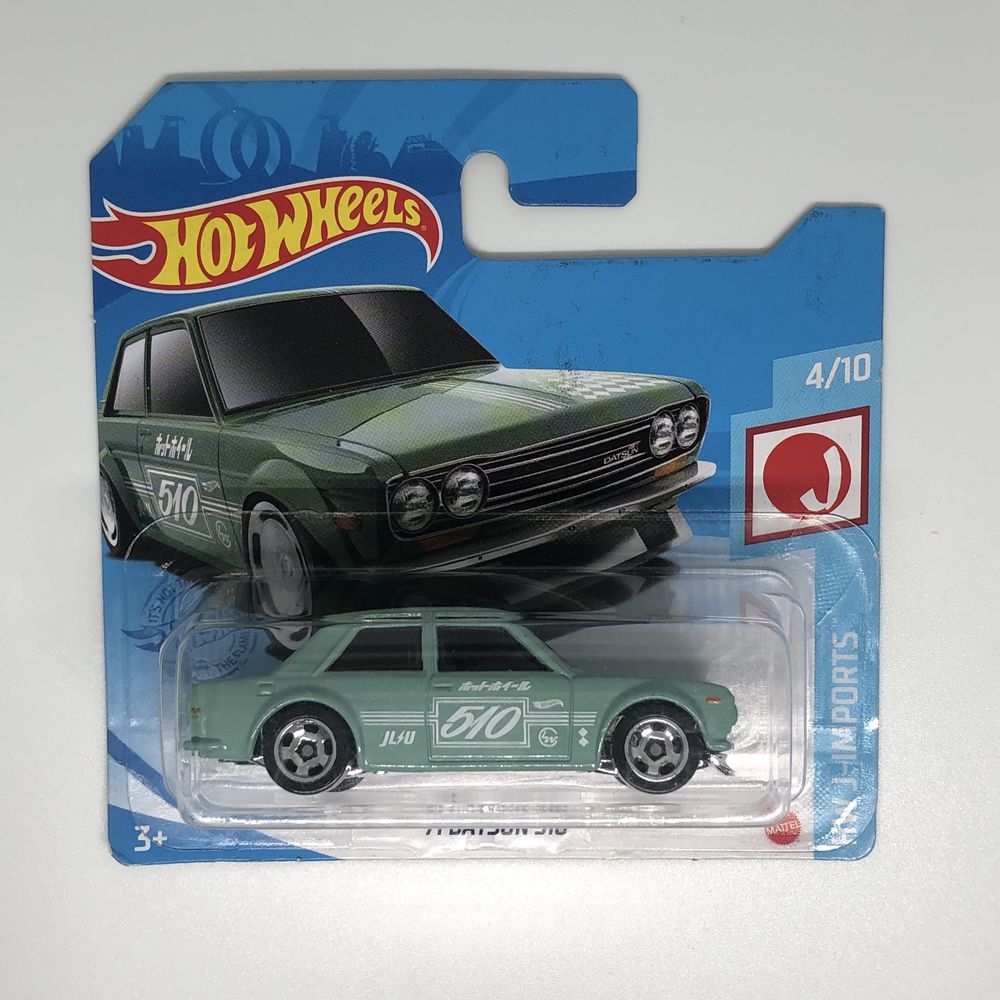 Hot Wheels '71 Datsun 510 J-IMPORTS 1:64 GTB02 Light Green