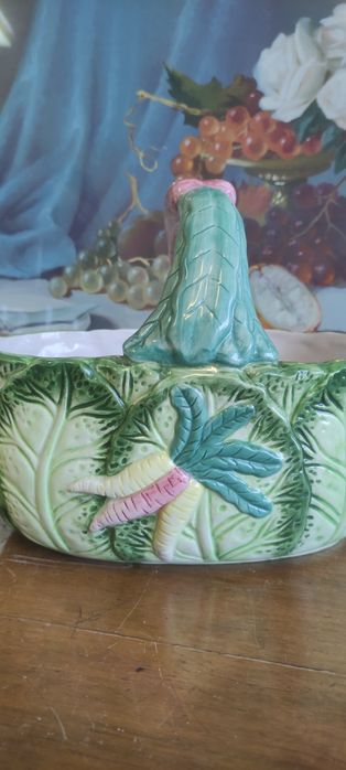 Koszyczek ceramiczny z zajączkiem