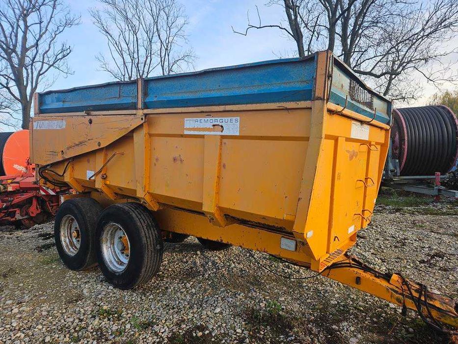 Przyczepa tandem wywrotka, skorupowa