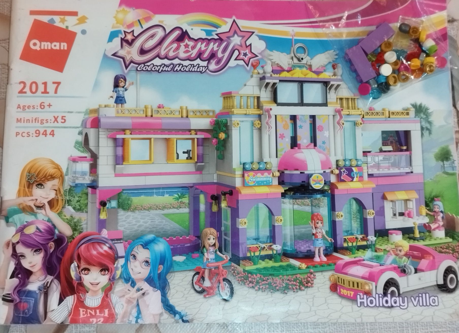 Qman 2017 Holiday Villa Cherry - prawie LEGO Friends